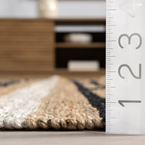 Emily Henderson x Rugs USA Raleigh Striped Jute Area Rug Wayfair